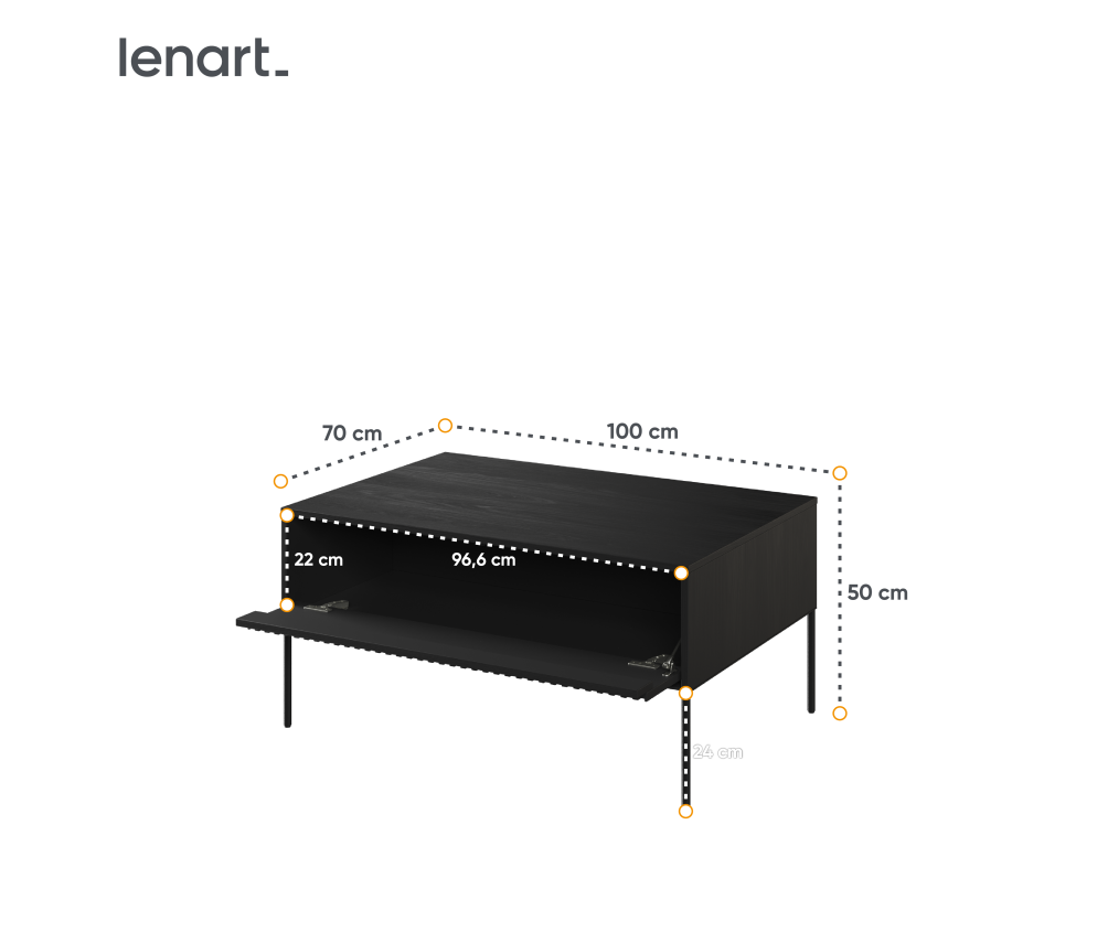Stolik TREND TR-09 Czarny