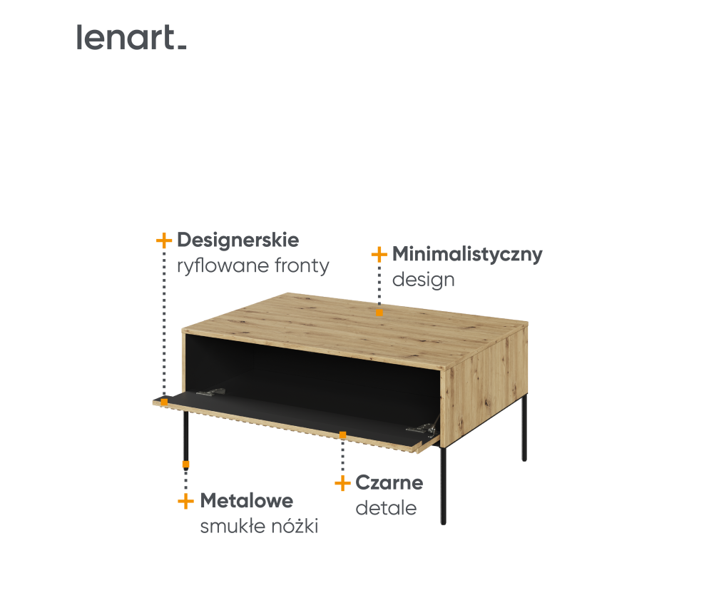 Stolik TREND TR-09 Dąb Artisan