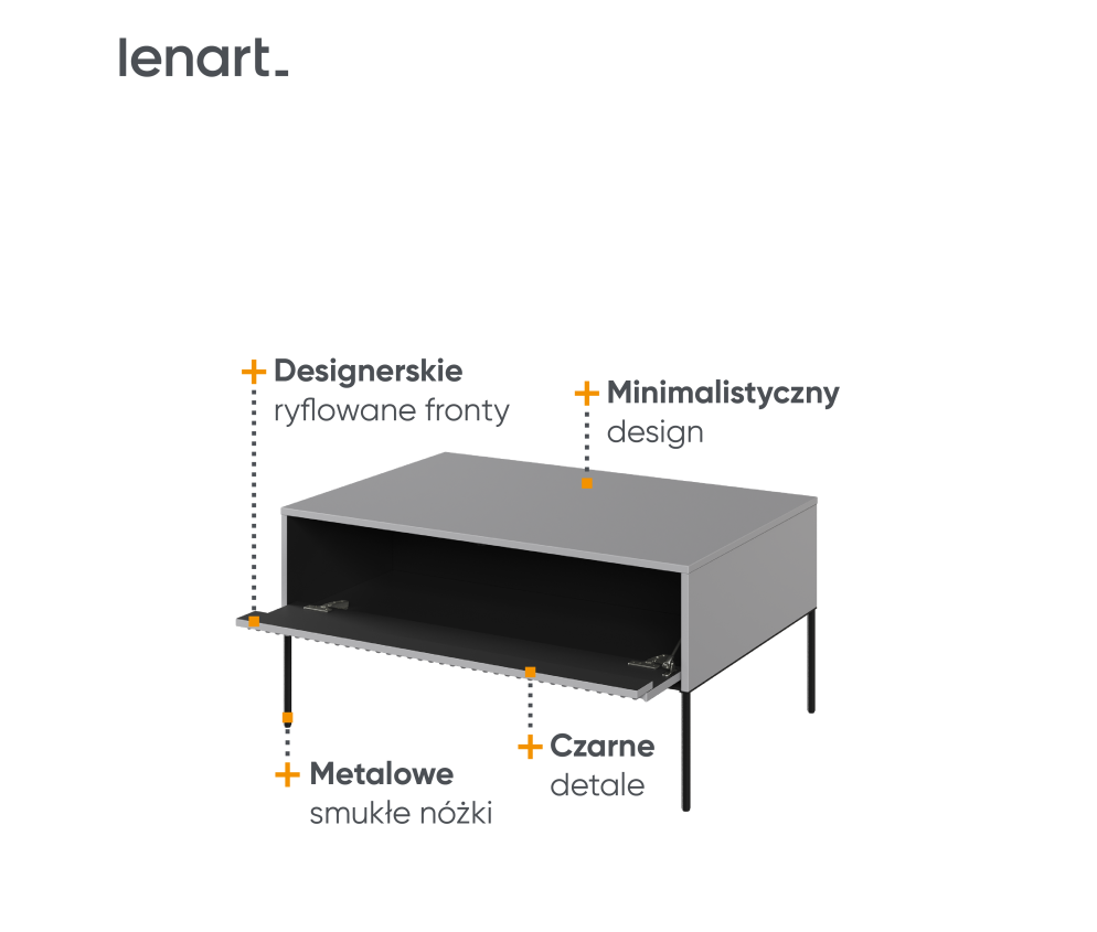 Stolik TREND TR-09 Szary