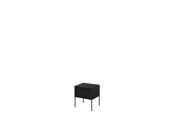 Stolik nocny z oświetleniem TREND TR-10 Czarny