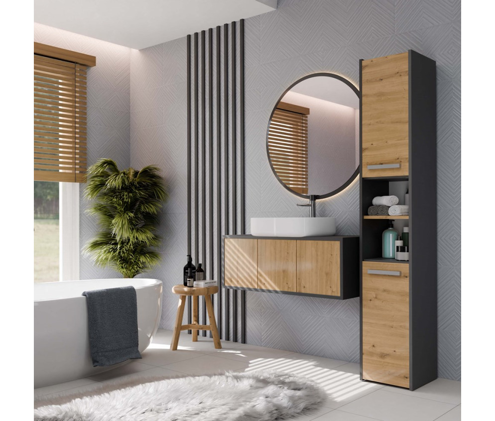 Słupek łazienkowy Sara S30 ANTRACYT ARTISAN