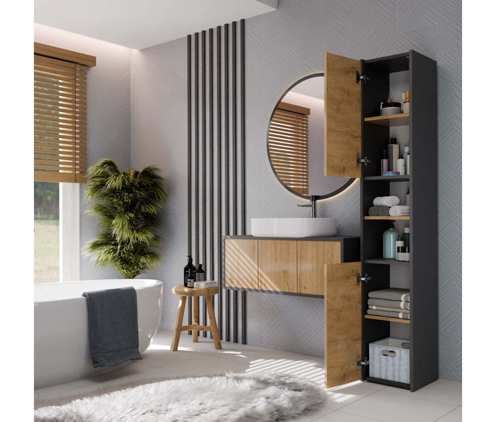 Słupek łazienkowy Sara S30 ANTRACYT ARTISAN