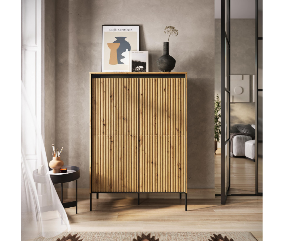 Komoda z oświetleniem TREND TR-03 Dąb Artisan