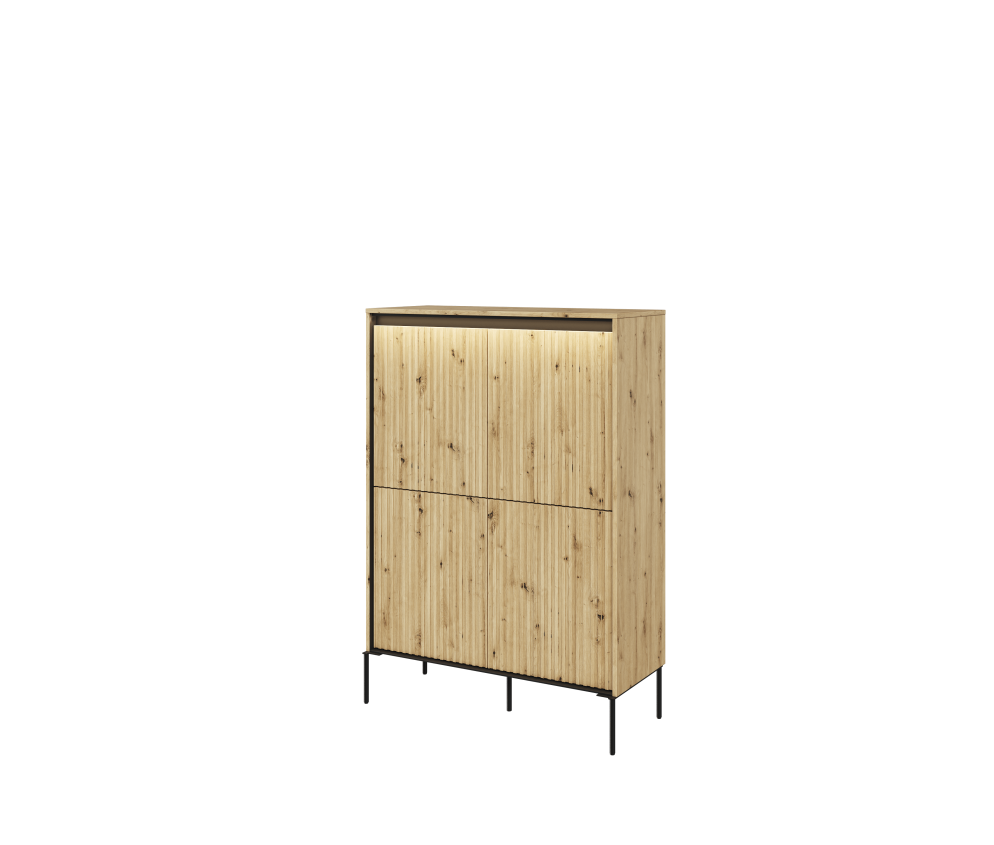 Komoda z oświetleniem TREND TR-03 Dąb Artisan