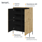 Komoda z oświetleniem TREND TR-03 Dąb Artisan