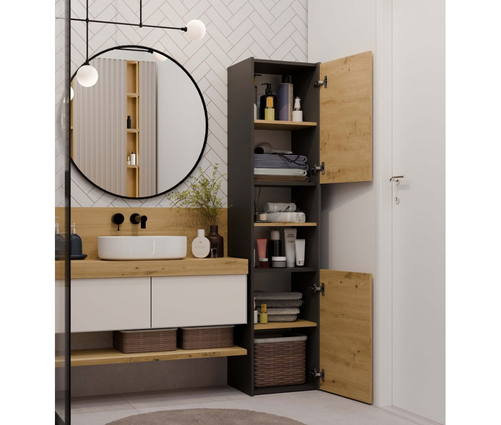 Słupek łazienkowy Sara S40 ANTRACYT ARTISAN