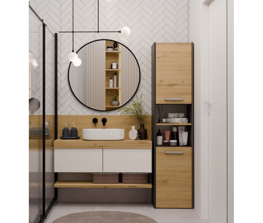 Słupek łazienkowy Sara S40 ANTRACYT ARTISAN