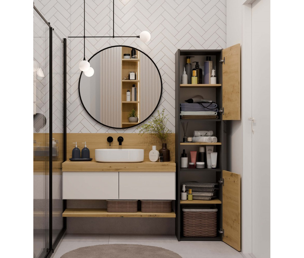 Słupek łazienkowy Sara S40 ANTRACYT ARTISAN