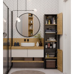 Słupek łazienkowy Sara S40 ANTRACYT ARTISAN