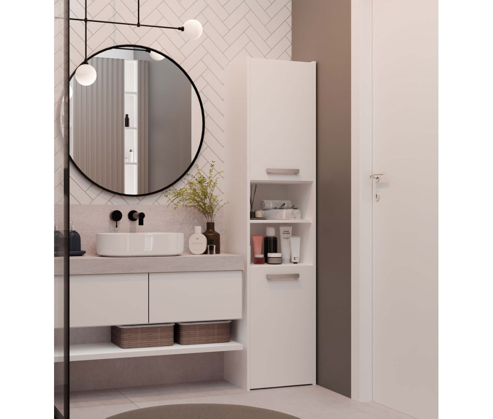 Słupek łazienkowy Sara S40 BIAŁY