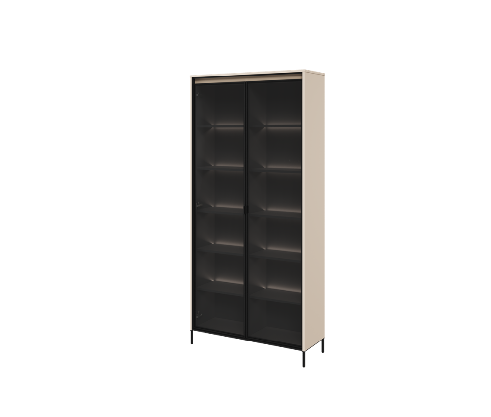 Witryna z oświetleniem TREND TR-07 Beżowa