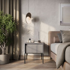 Stolik nocny z oświetleniem TREND TR-10 Szary