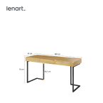 Biurko wolnostojące TEEN FLEX TF-04+TF-15