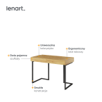 Biurko wolnostojące TEEN FLEX TF-06+TF-15