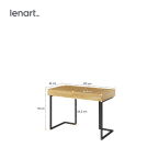 Biurko wolnostojące TEEN FLEX TF-06+TF-15