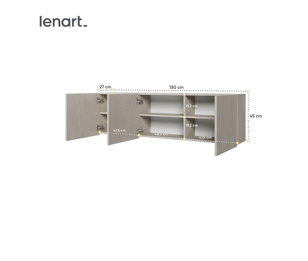 Szafka wisząca TEEN FLEX TF-09