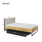 Łóżko ze stelażem TEEN FLEX TF-17