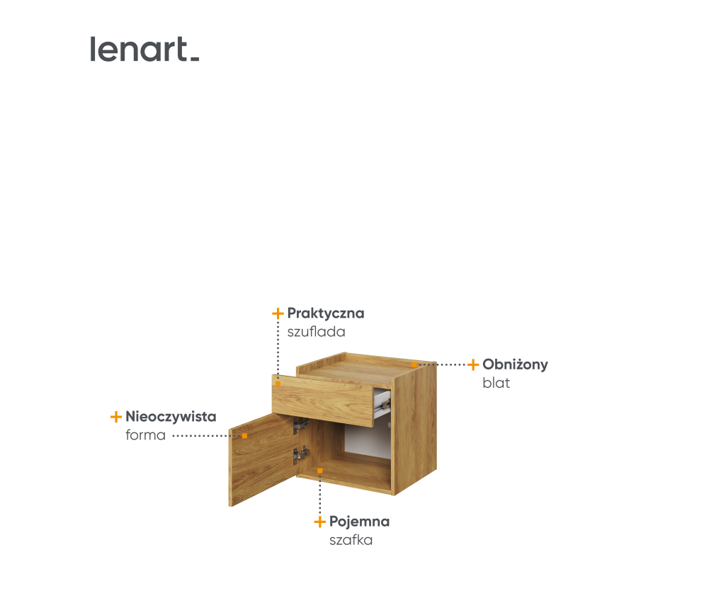 Stolik nocny TEEN FLEX TF-18