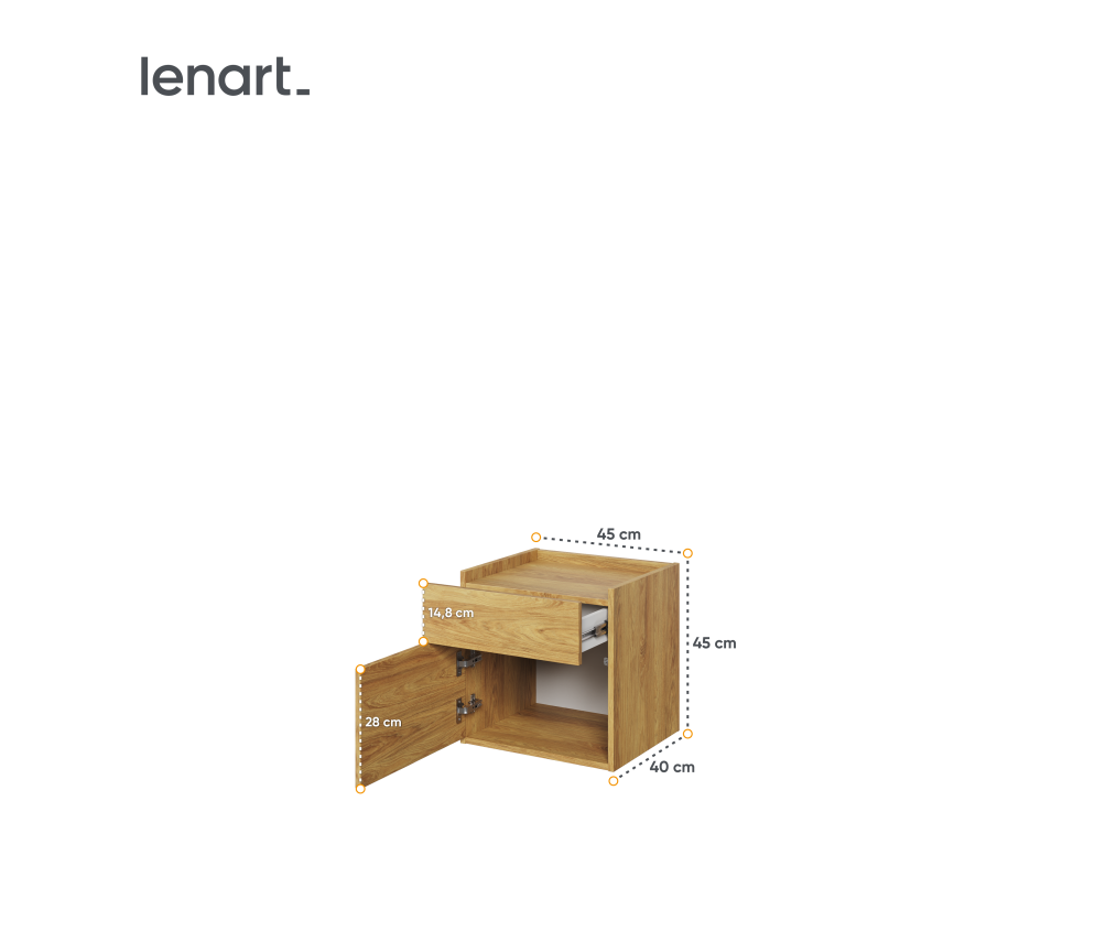 Stolik nocny TEEN FLEX TF-18