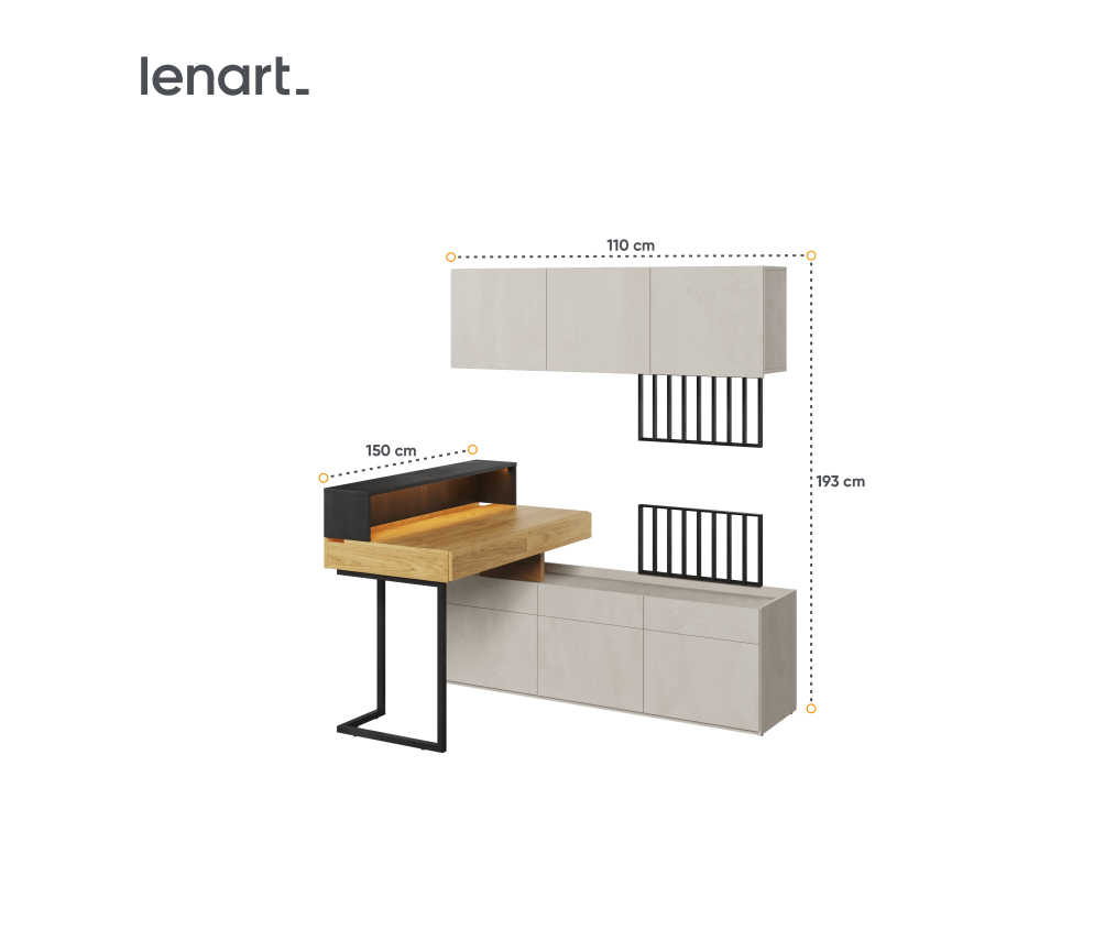 Zestaw mebli TEEN FLEX SET-07