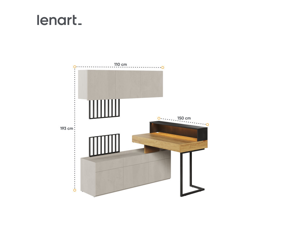 Zestaw mebli TEEN FLEX SET-07