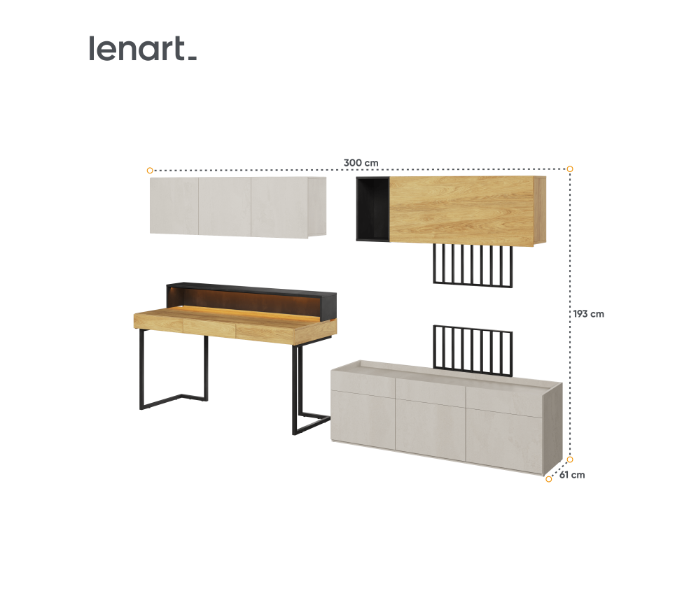 Zestaw mebli TEEN FLEX SET-09A