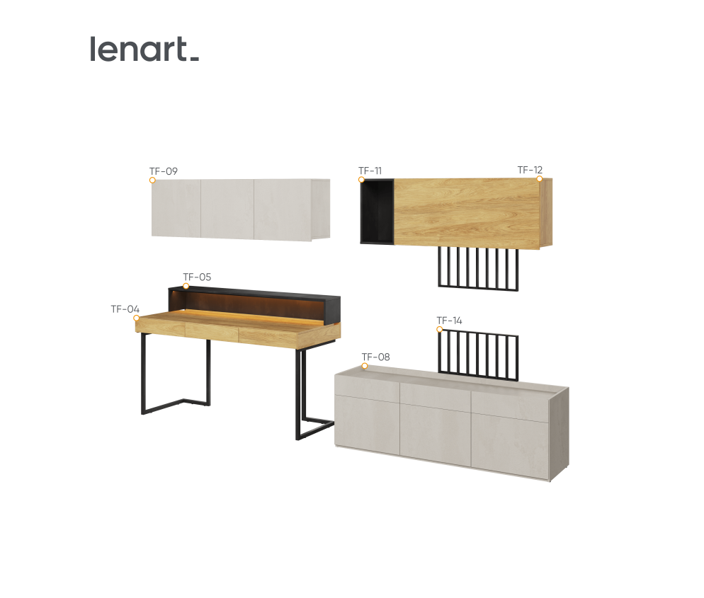 Zestaw mebli TEEN FLEX SET-09A