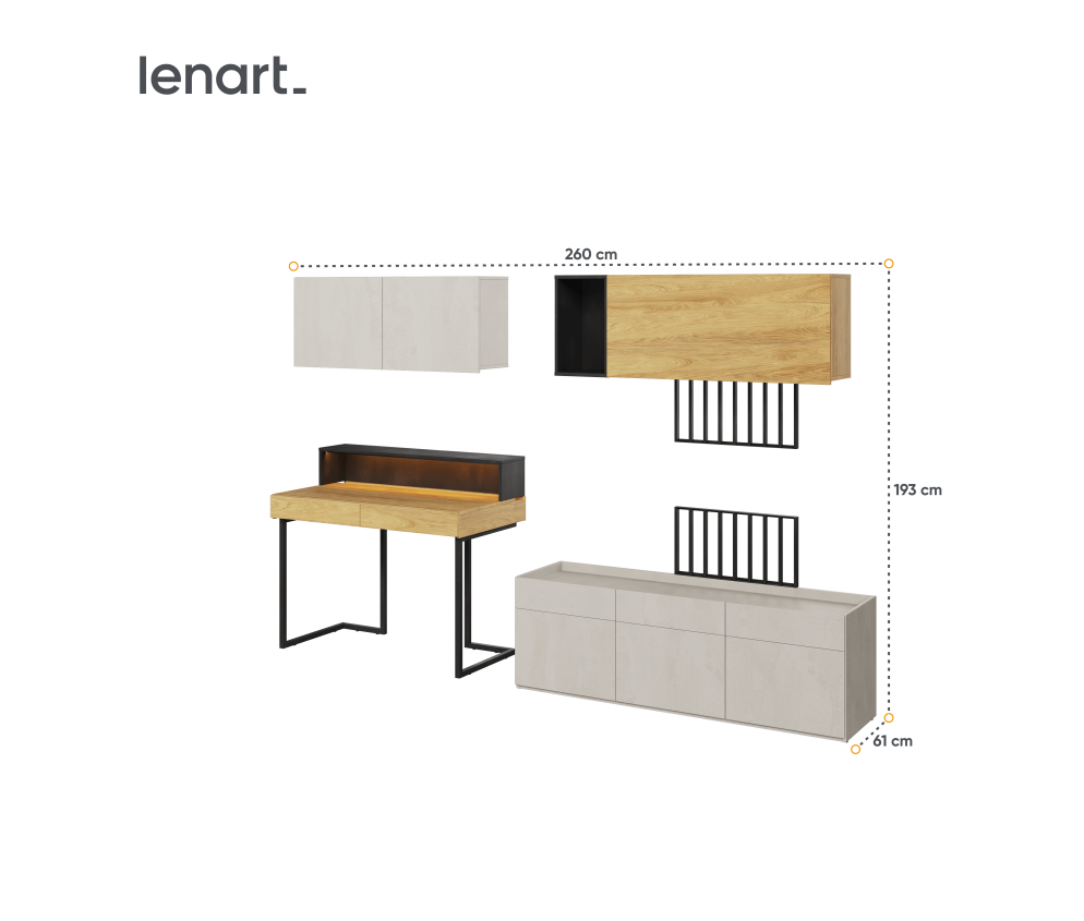 Zestaw mebli TEEN FLEX SET-09B