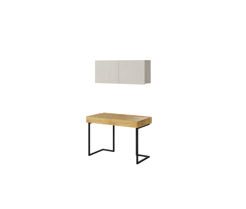 Biurko z szafką wiszącą TEEN FLEX SET-10B