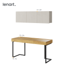 Biurko z szafką wiszącą TEEN FLEX SET-10A