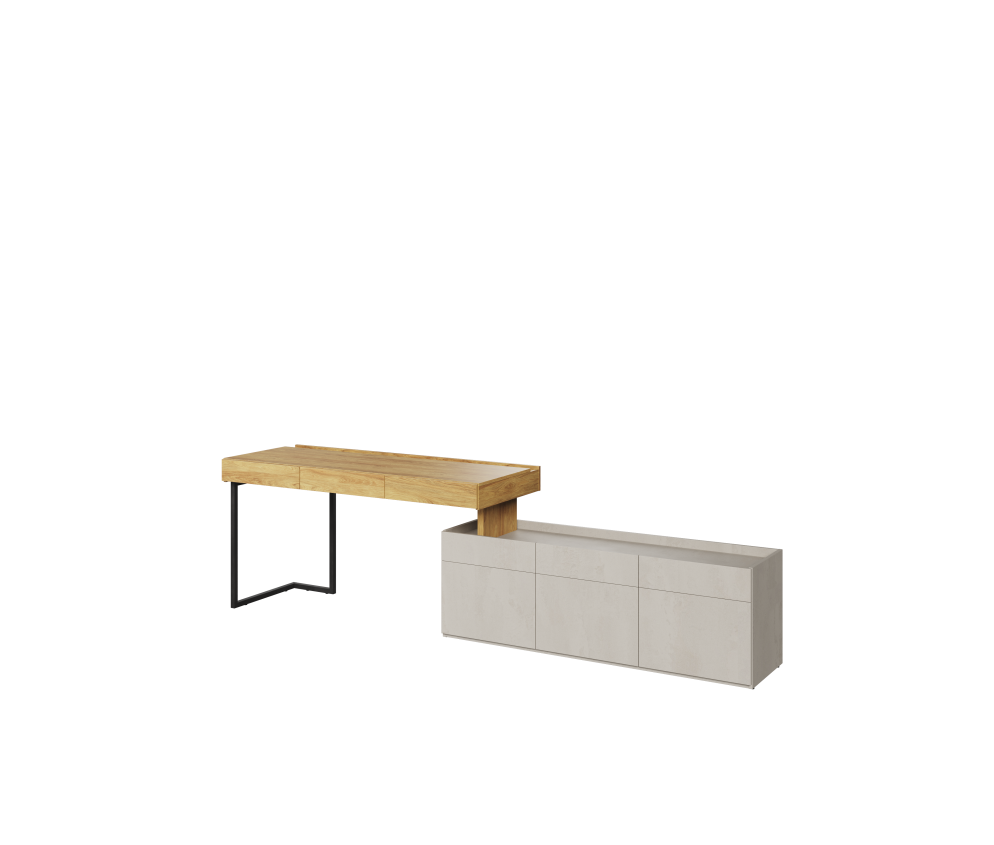 Biurko z szafką TEEN FLEX SET-11A