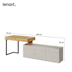 Biurko z szafką TEEN FLEX SET-11B