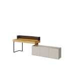 Biurko z nadstawką i szafką TEEN FLEX SET-13A