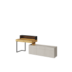 Biurko z nadstawką i szafką TEEN FLEX SET-13B