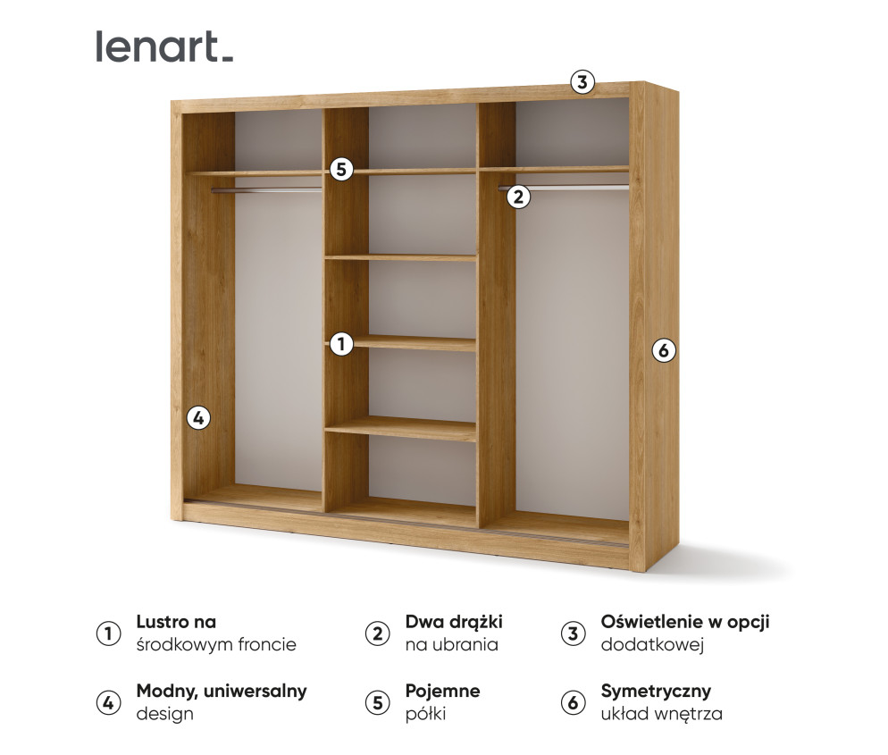 Szafa przesuwna IDEA ID-01