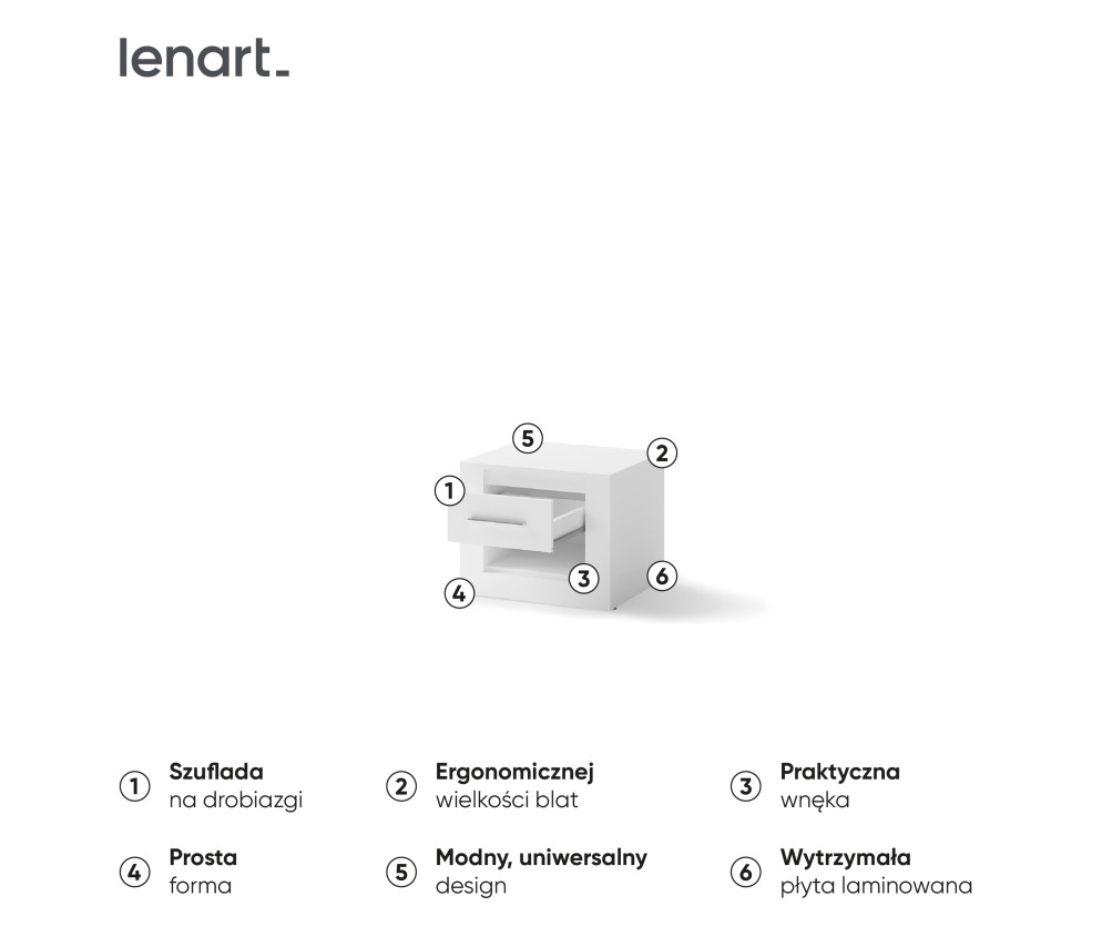 Stolik nocny IDEA ID-07