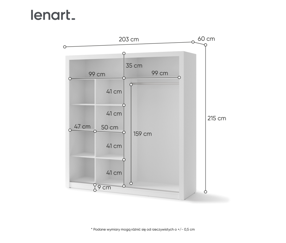 Szafa przesuwna IDEA ID-12