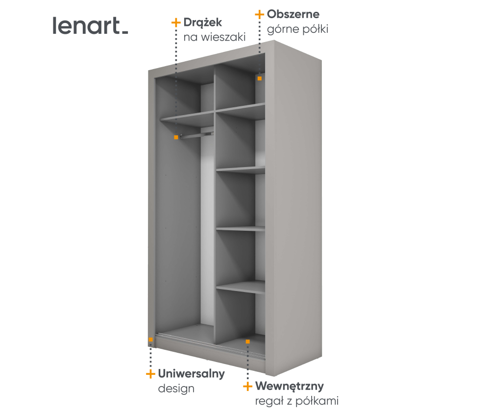 Szafa przesuwna IDEA ID-18