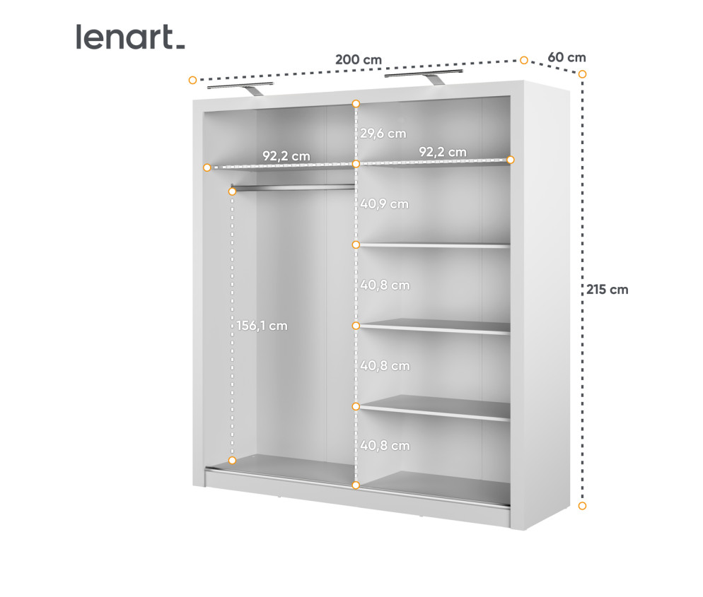 Szafa przesuwna IDEA ID-16