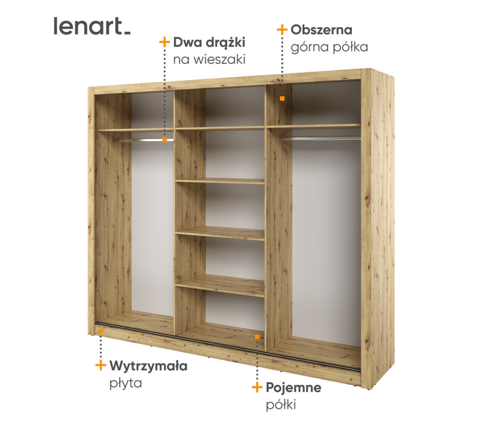 Szafa przesuwna ARTI AR-02