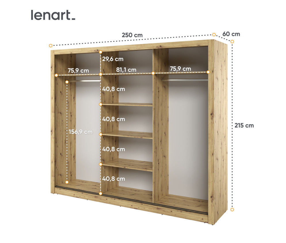 Szafa przesuwna ARTI AR-02