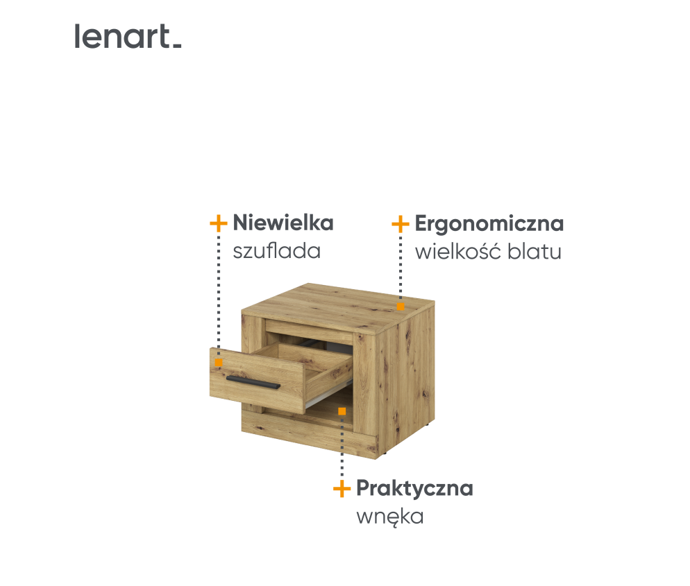 Stolik nocny ARTI AR-07