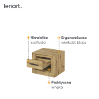 Stolik nocny ARTI AR-07