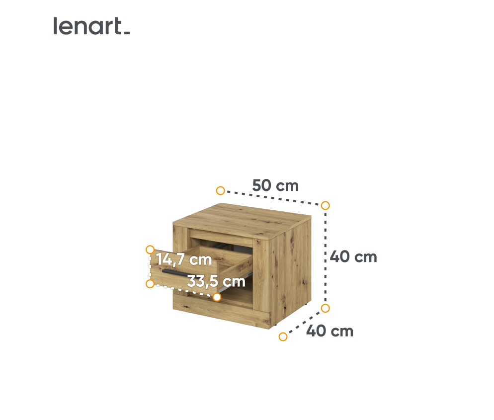 Stolik nocny ARTI AR-07