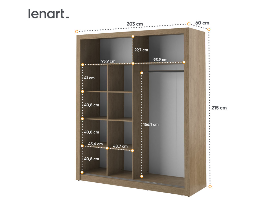 Szafa przesuwna ARTI AR-08