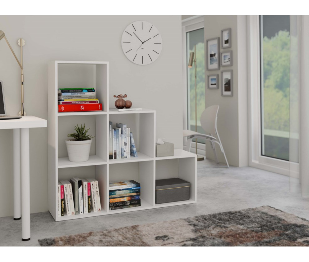 Regał STEP 3X3 RS-30 BIAŁY