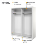 Szafa przesuwna z oświetleniem ARTI AR-28