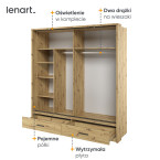 Szafa z oświetleniem ARTI AR-05P-2L