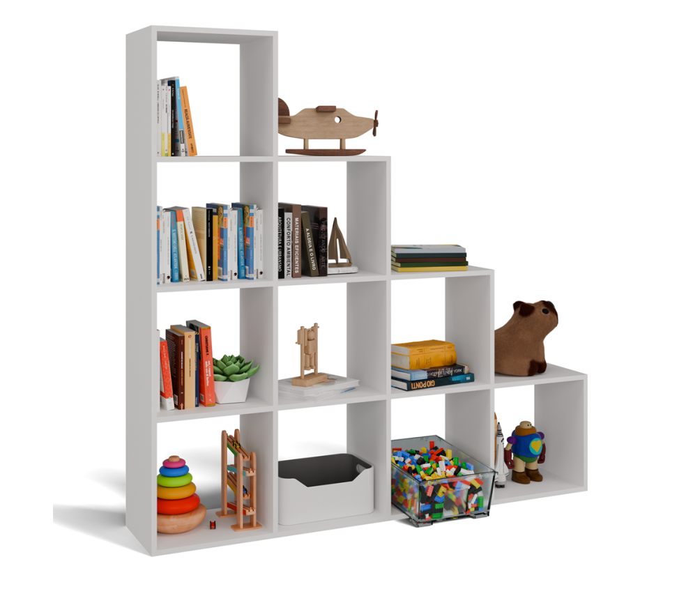 Regał Step 4X4 BIAŁY