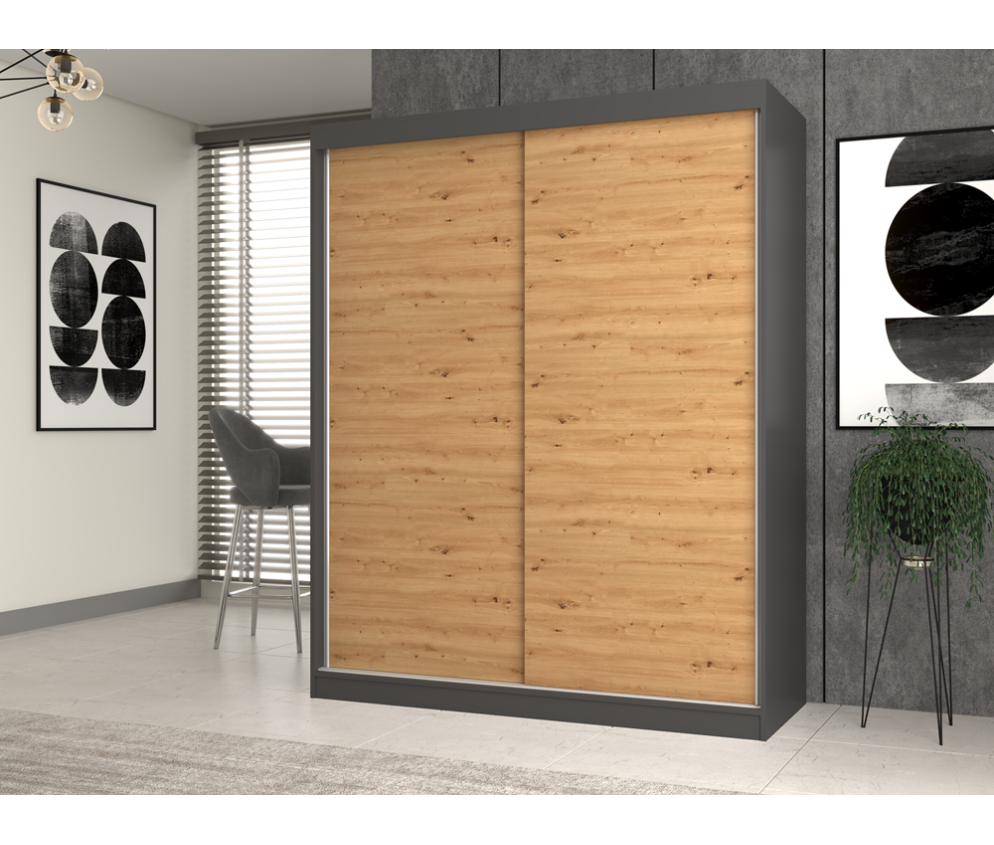 Szafa Iga 160/B ANTRACYT ARTISAN